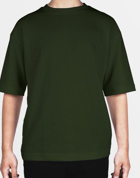 Camiseta oversize verde